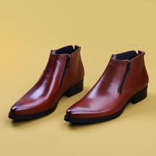 Handmade leather boots