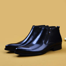 Handmade leather boots