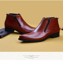 Handmade leather boots