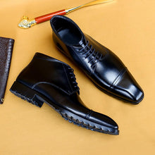 Handmade leather boots