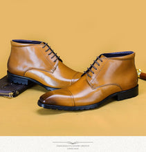 Handmade leather boots