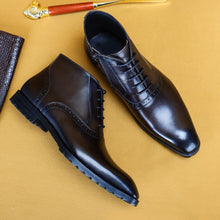 Handmade leather boots