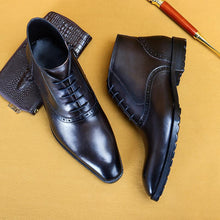 Handmade leather boots