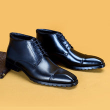 Handmade leather boots