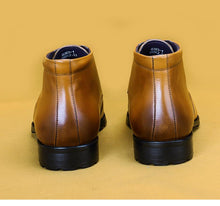 Handmade leather boots