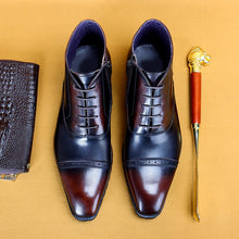 Handmade leather boots