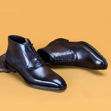 Handmade leather boots