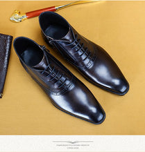 Handmade leather boots