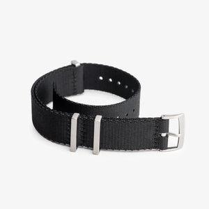 🎁 Black Nylon Watch Strap