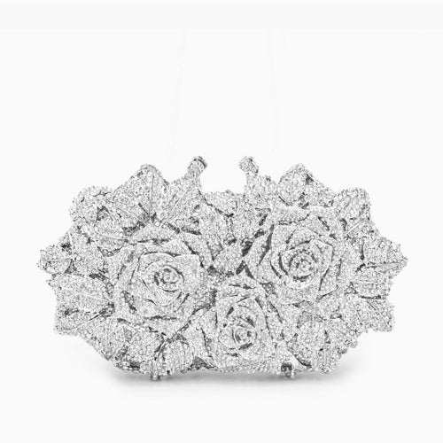 (CS) Cecilia Rose Clutch Bag - Silver