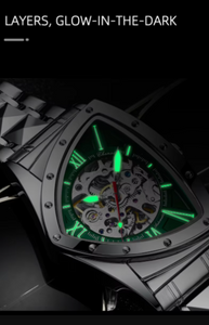 IronVortex | Skeleton Military Automatic Watch