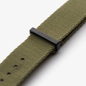 Khaki Green Nylon Watch Strap