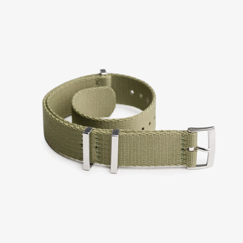 🎁 Khaki Green Nylon Watch Strap