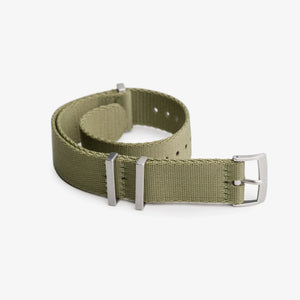 🎁 Khaki Green Nylon Watch Strap
