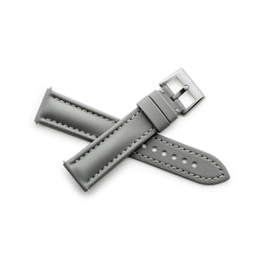 Classic | Grey Sailcloth Watch Strap with Grey Stitching