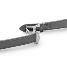 Loop-Less™ Grey Sailcloth Watch Strap with Grey Stitching