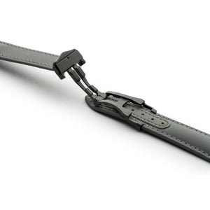 Loop-Less™ Grey Sailcloth Watch Strap with Grey Stitching