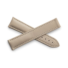 Loop-Less™ Sand Beige Sailcloth Watch Strap with White Stitching
