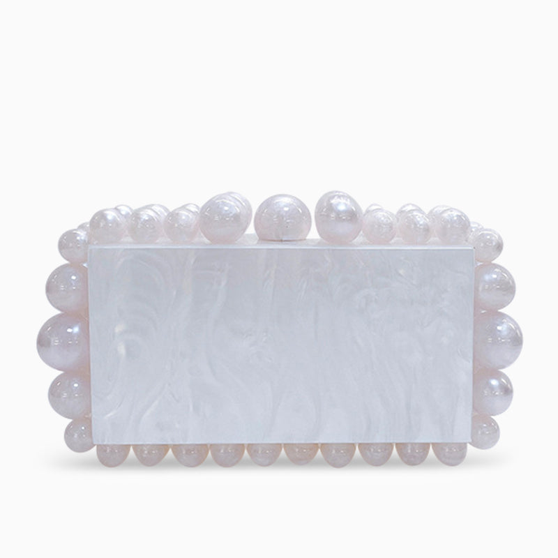 (CS) Acrylic Cloud Clutch Bag