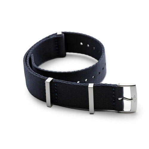 🎁 Navy Blue Nylon Watch Strap