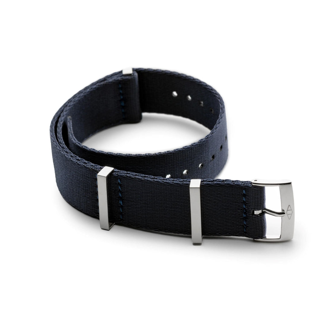 🎁 Navy Blue Nylon Watch Strap