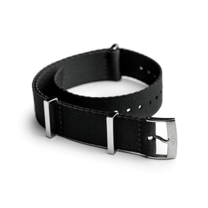 🎁 Black Nylon Watch Strap