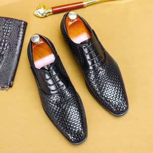 Handmade dress leather shoes
