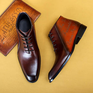 Handmade leather boots