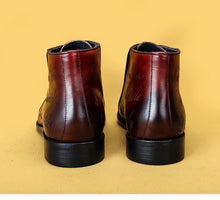 Handmade leather boots