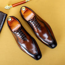 Handmade dress leather shoes
