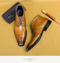 Handmade leather boots