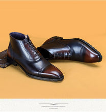 Handmade leather boots
