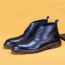 Handmade leather boots