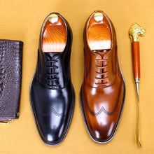 Handmade dress leather shoes