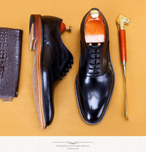 Handmade dress leather shoes