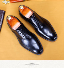 Handmade dress leather shoes