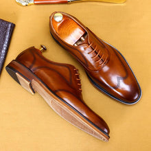 Handmade dress leather shoes