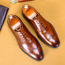 Handmade dress leather shoes