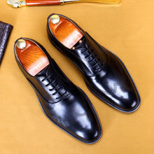 Handmade dress leather shoes