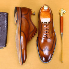 Handmade dress leather shoes